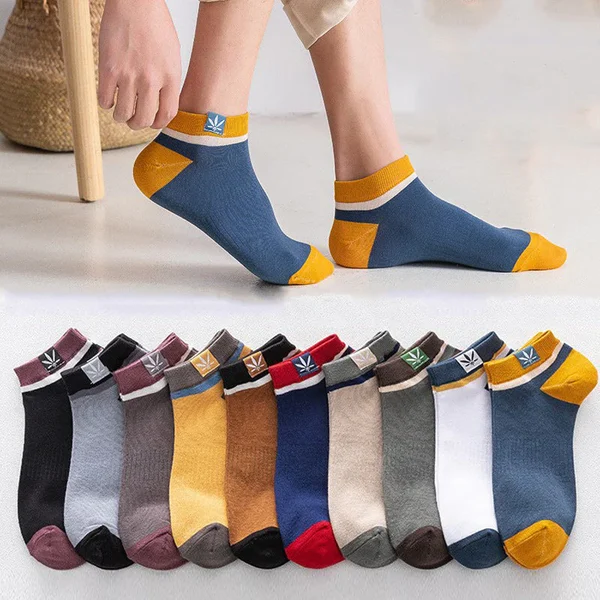 Hot Sale-Men's spring summer sports thin socks (10 pairs)