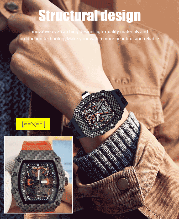 Multi Time Zone Large Dial Men's Quartz Watch