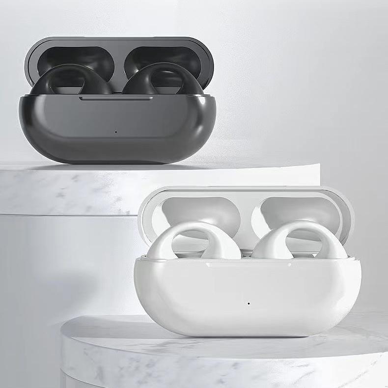 Wireless ear clip bone conduction waterproof headphones