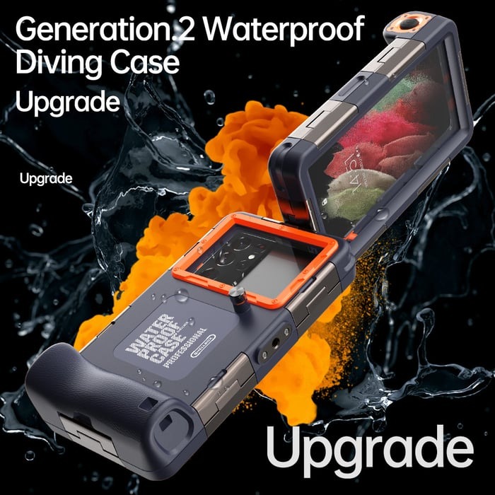 Universal waterproof case for Samsung, Apple and other cell phones