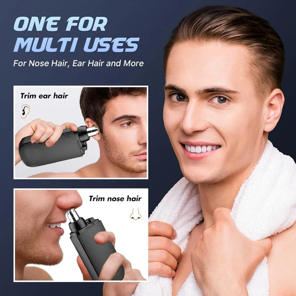 Portable Nose Hair Trimmer (Painless &amp;amp; Precision)