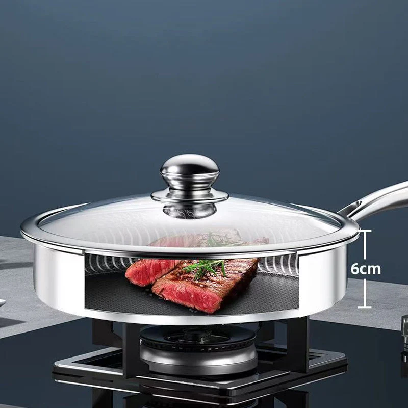 Premium non-stick frying pan with lid